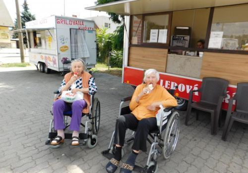 Pravidelné vycházky klientů mimo areál DS Břeclav